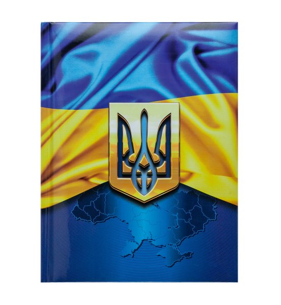 Блокнот UKRAINE формат А5, 80л. темно-синій