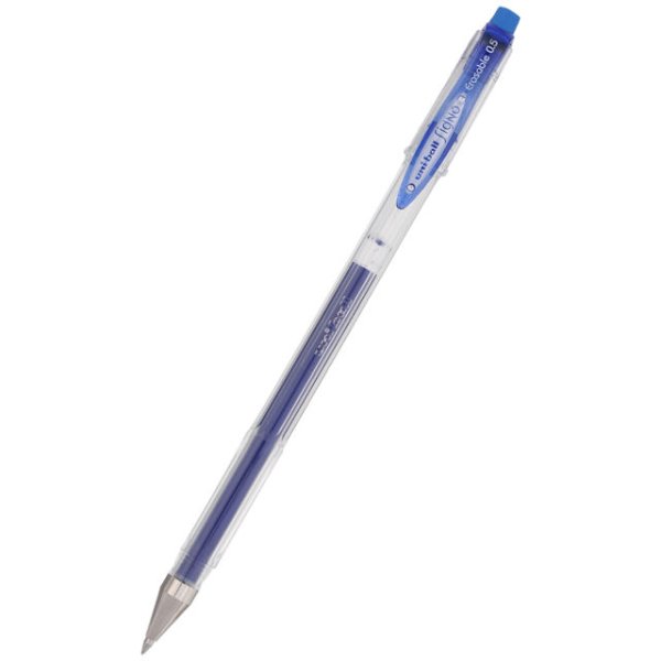 Гелева ручка uni-ball Signo ERASABLE GEL 0,5мм, синя 