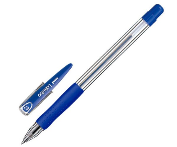 Ручка кулькова uni LAKUBO 0,5мм, синя