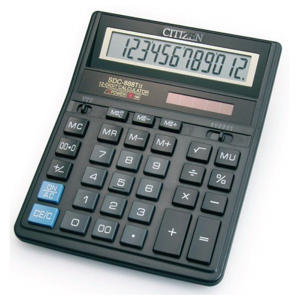 Калькулятор Citizen SDC-888TII, 12 розрядів 