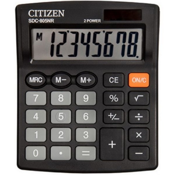 Калькулятор Citizen SDC-805NR, 8 розрядів 