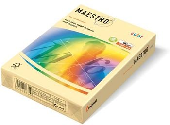 Папір кольоровий Maestro Color А4 160гр/м2 Pastell світло-бежева 