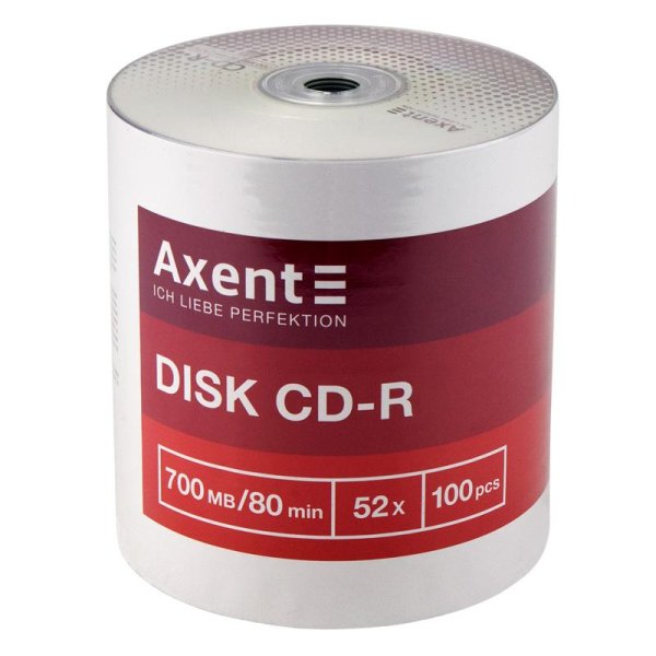 Диск CD-R Axent 700Mb bulk 100шт/уп 