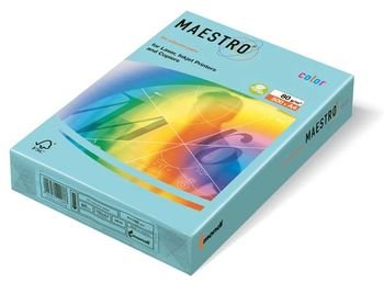 Папір кольоровий Maestro Color А4 160гр/м2 Pastell блакитна 