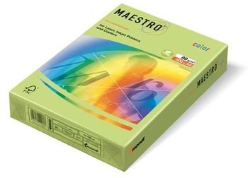 Папір кольорова Maestro Color А4 160гр/м2 Intensiv зелена 
