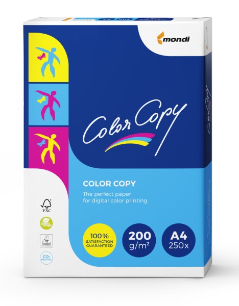 Папір Color Copy формат А4 щільність 200гр/м2, 250л. 