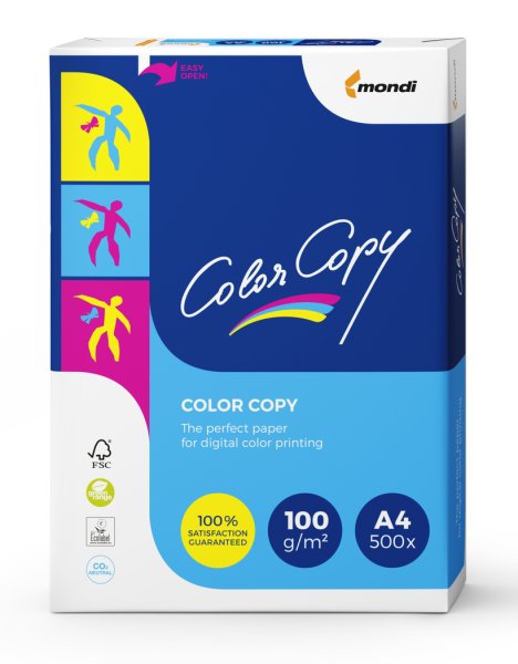 Бумага Color Copy формат А4 плотность 100гр/м2, 500л.