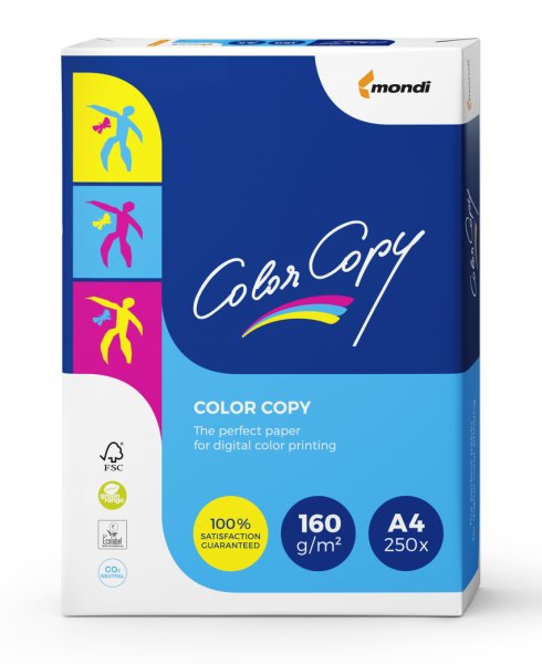Папір Color Copy формат А4 щільність 160гр/м2, 250л. 