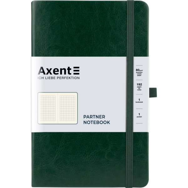 Книга записна Partner Lux А5, зелений 