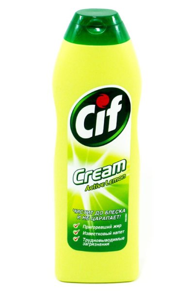 Крем чистящий CIF, 250мл, Актив Лимон