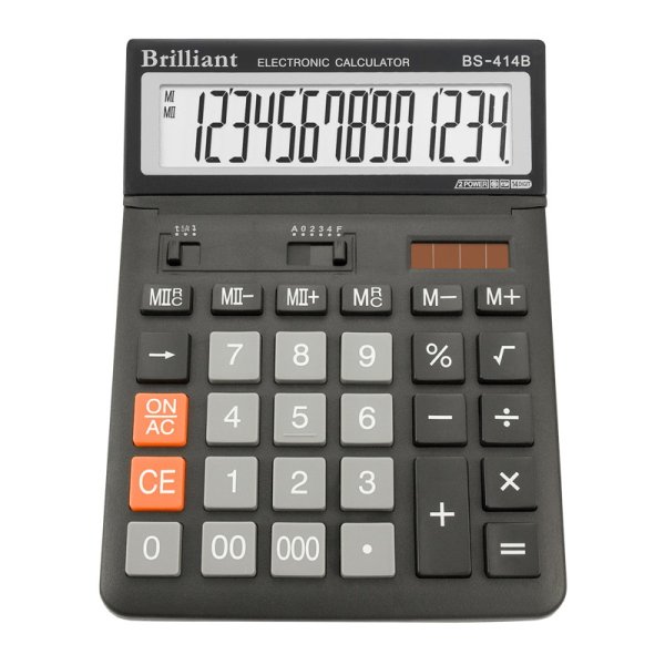 Калькулятор Brilliant BS-414, 14 розрядів 