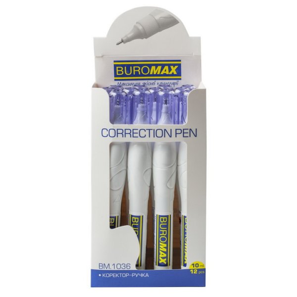 Коректор-ручка 10мл, металевий наконечник 