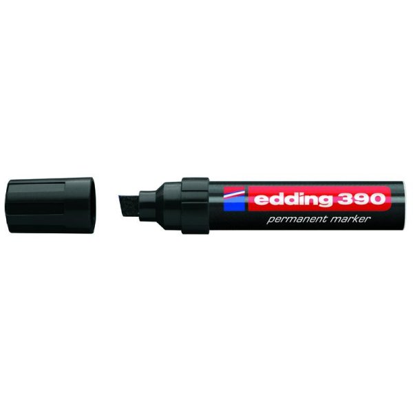 Маркер перманентний Edding E-390, 4-12мм, чорний