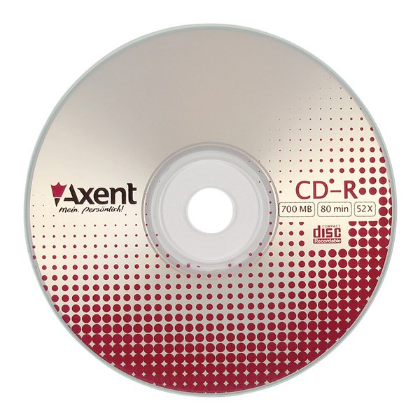 Диск CD-R Axent 700Mb bulk 50шт/уп 
