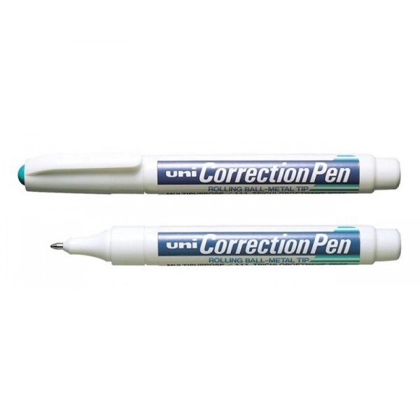 Корректор-ручка UNI Correction Pen 8мл, металлический наконечник