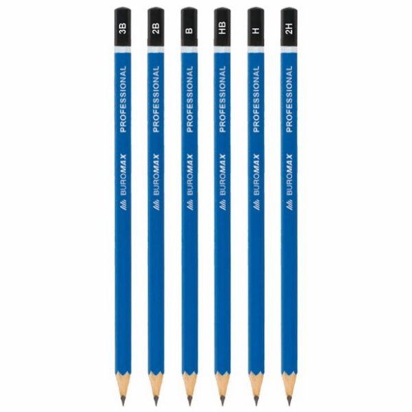 Набір з 6-ти креслярських олівців 