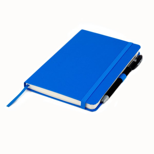 Книга записна Partner А5, клітинка, блакитний 