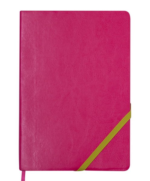 Блокнот деловой LOLLIPOP А5, 96л, розовый, чистые листы