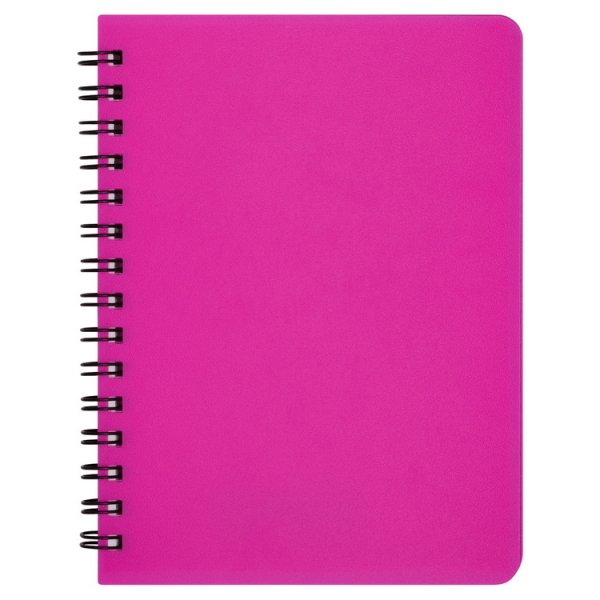 Тетрадь для записей BRIGHT формат А6, 60л., розовый