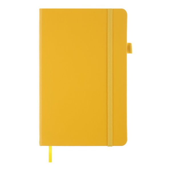 Книга записная ETALON 125*195мм, 96л, чистые листы, желтый