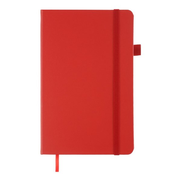 Книга записная ETALON 125*195мм, 96л, листы в точку, красный