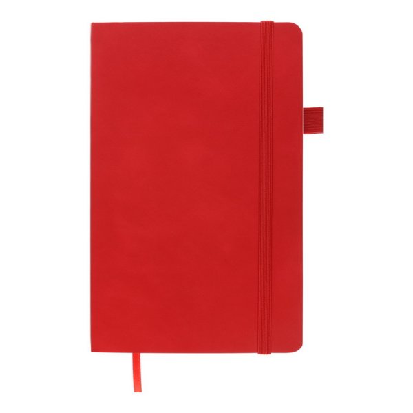 Книга записная PRIMO 125*195мм, 96л, листы в клетку, красный