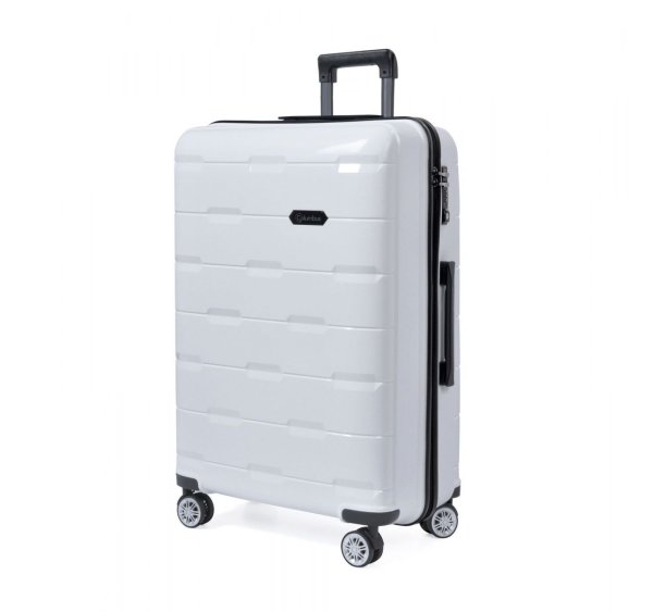 Чемодан на колесиках Columbus Rocket малый, белый