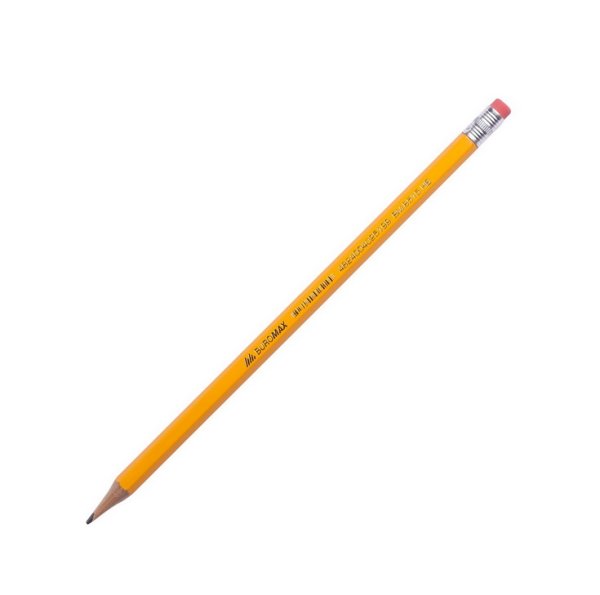 Олівець графітовий з ластиком HB JOBMAX 