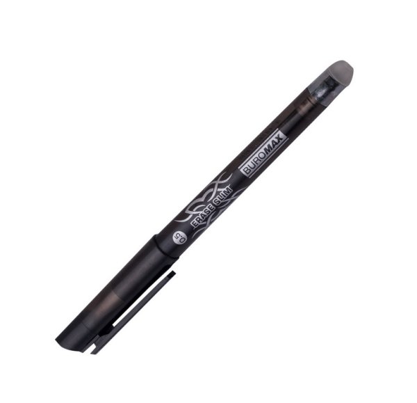 Ручка гелева "пиши-стирай" Erase Slim 0,5мм, чорна 
