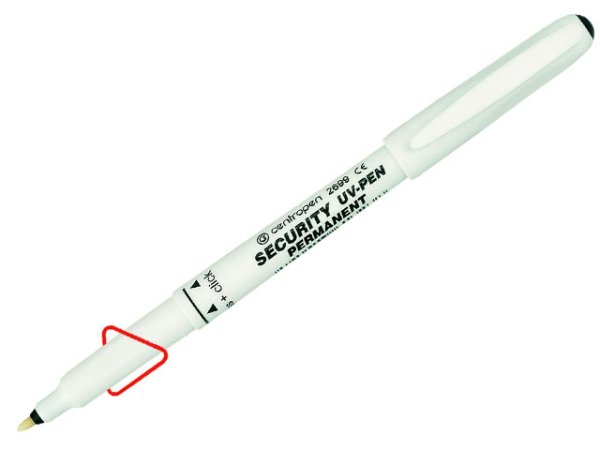 Маркер ультрафіолетовий Security UV-Pen з ліхтариком 