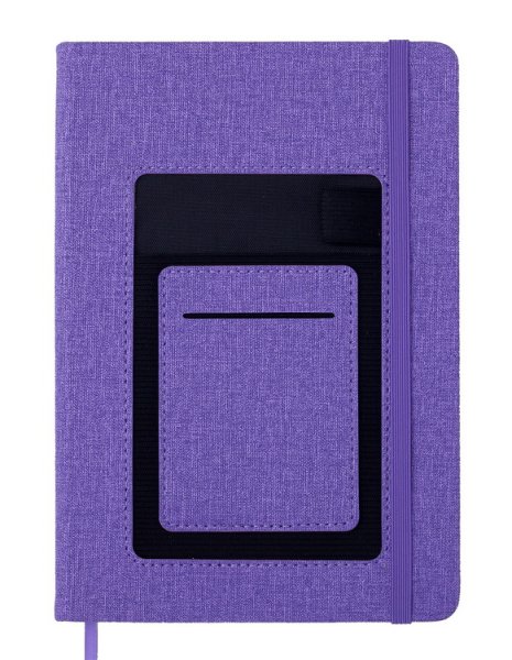 Блокнот діловий COMFORT А5, 96л, фіолетовий, чисті аркуші 