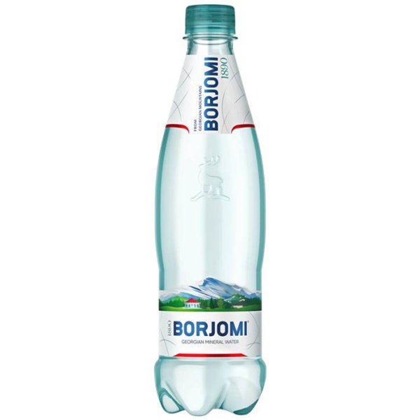 Минеральная вода Боржоми газированная, 0,5л, ПЕТ