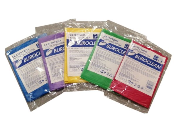 Скатерть полиэтиленовая Buroclean, 120х150см