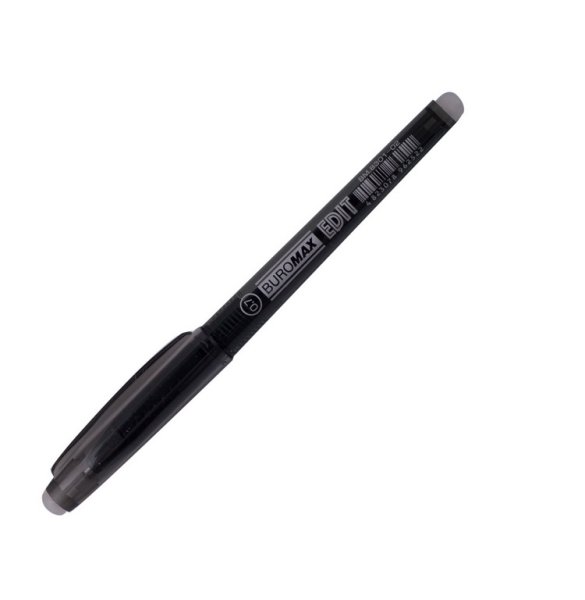 Ручка гелева "пиши-стирай" Edit 0,7мм, чорна 