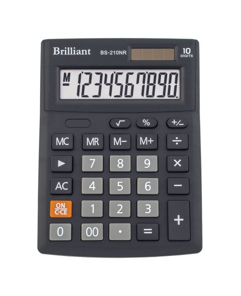 Калькулятор Brilliant BS-210NR, 10 розрядів 