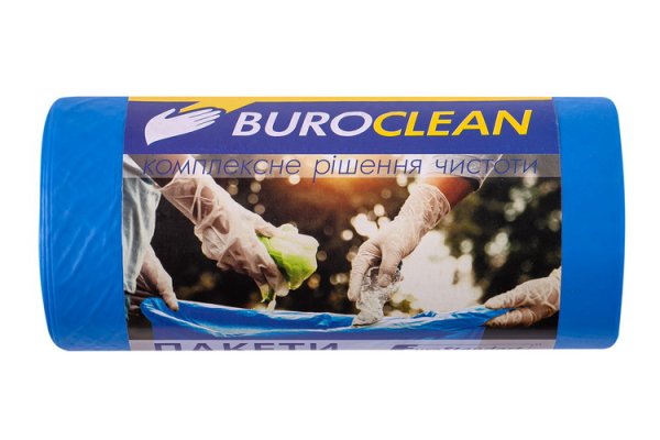 Пакеты мусорные Eurostandart, 60л 20шт, синие