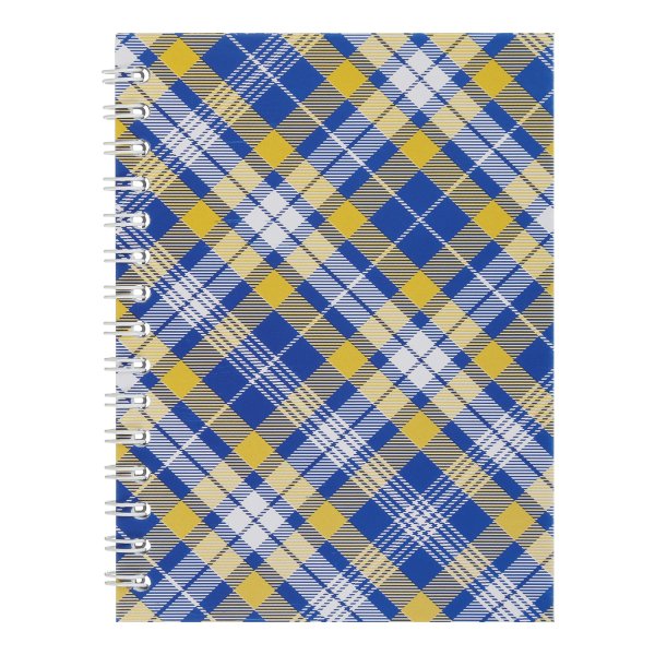 Тетрадь на пружине сбоку формат А6, 48л., синий