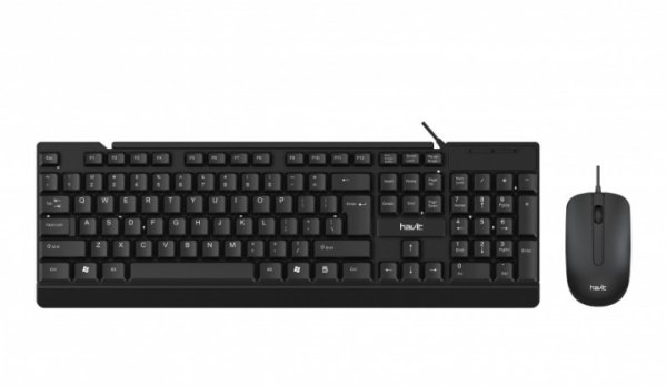 Провідна клавіатура+миша HAVIT HV-KB272CM, USB 