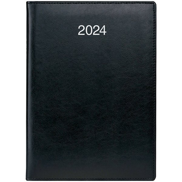 Щоденник Стандарт А5 2024 обкладинка Soft чорний 