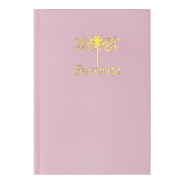 Записна книжка у твердій обкладинці FAVOURITE, PASTEL формат А6, 96л, рожева 
