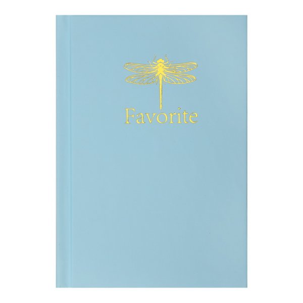 Записна книжка у твердій обкладинці FAVOURITE, PASTEL формат А6, 96л, блакитна 