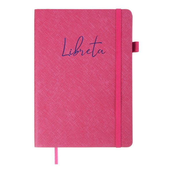 Блокнот деловой LIBRETA А5, 96л, малиновый, листы в точку