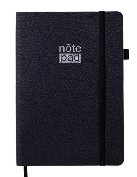 Блокнот деловой RESPECT А5, 96л, черный, листы в точку