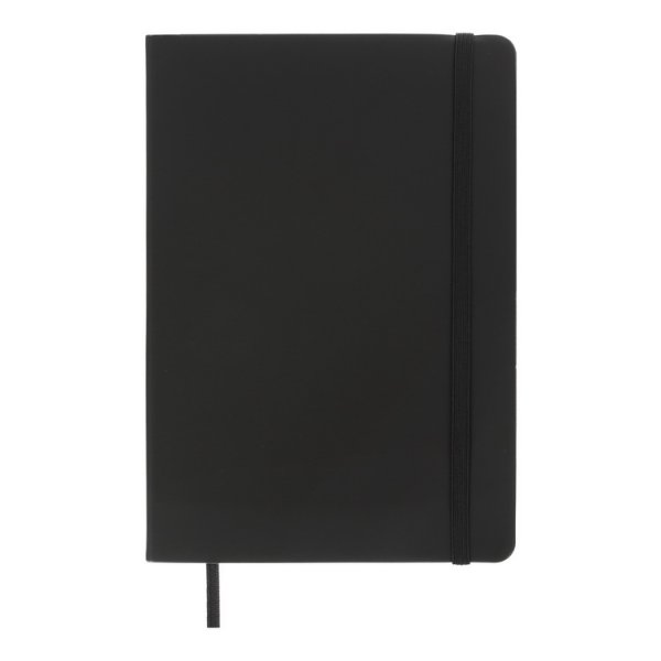 Блокнот діловий TOUCH ME А5, 96л, аркуші в лінію, чорний 