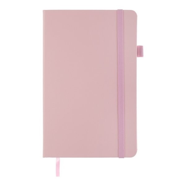 Книга записна ETALON 125*195мм, 96л, чисті аркуші, рожевий 