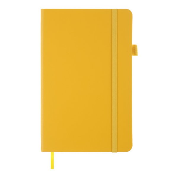 Книга записна ETALON 125*195мм, 96л, аркуші в клітку, жовтий 