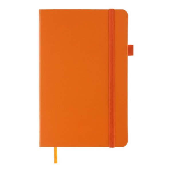 Книга записна ETALON 125*195мм, 96л, аркуші в клітку, помаранчевий