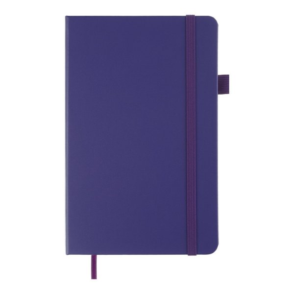 Книга записна ETALON 125*195мм, 96л, аркуші в крапку, фіолетовий 