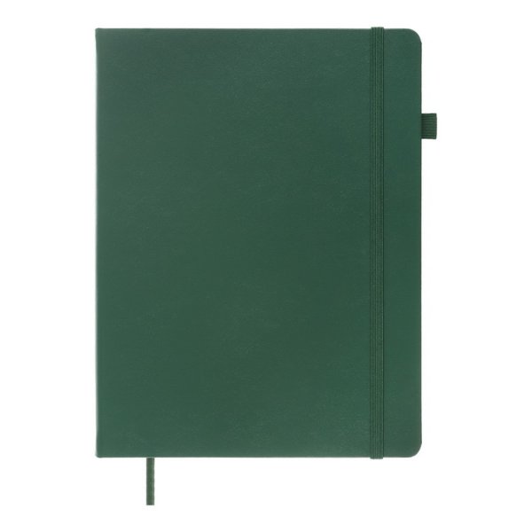 Книга записна ETALON 190*250мм, 96л, аркуші в клітинку, зелений 