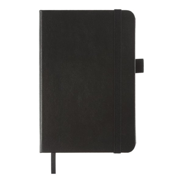 Книга записна ETALON 95*140мм, 96л, аркуші в клітинку, чорний 